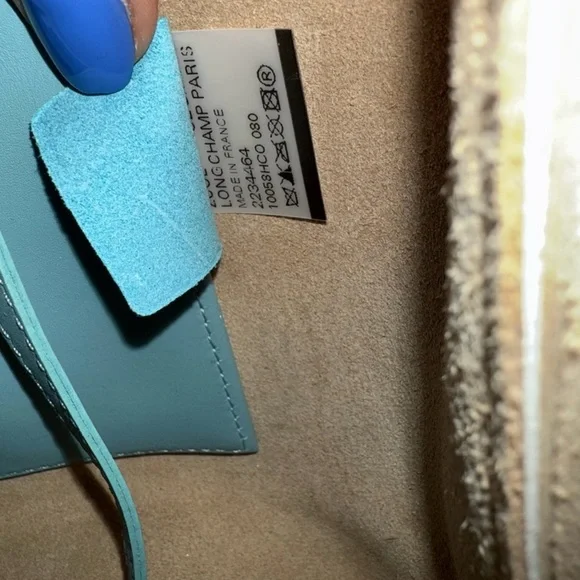 RARE Longchamp Medium Roseau Sunset Leather Top Handle Bag - Picture 7 of 7